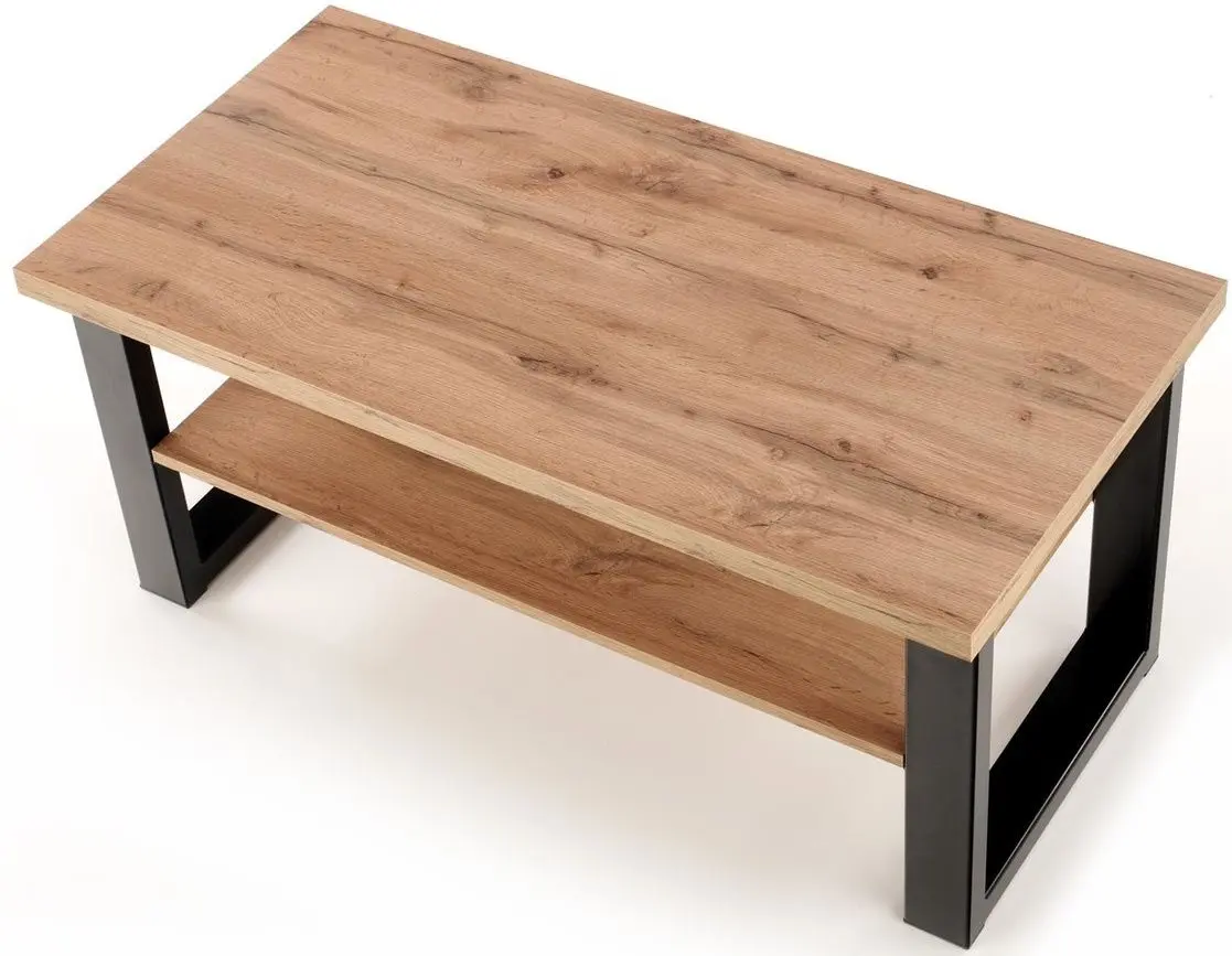 Masa pentru reviste Halmar Venom U (Wotan Oak/Black) - 2