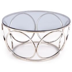 Masa pentru reviste Halmar Venus (Silver/Smoky)