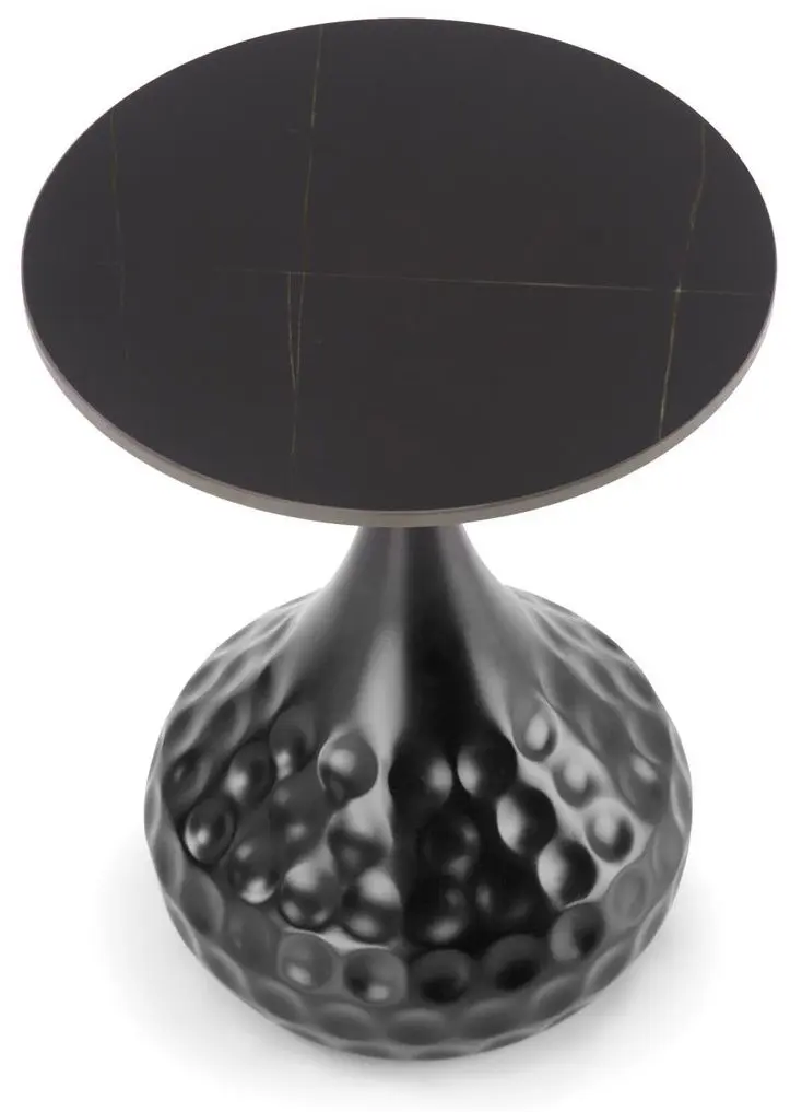 Masa pentru reviste Halmar Verde (Black Marble/Black)