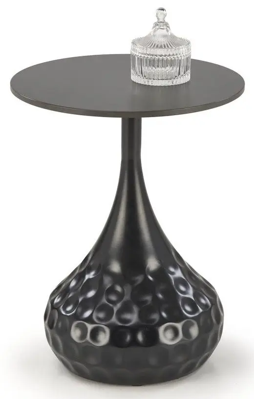 Masa pentru reviste Halmar Verde (Black Marble/Black)