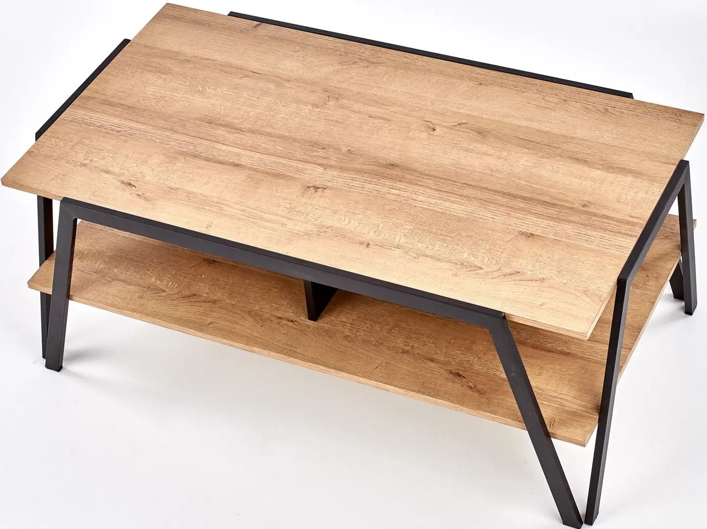 Журнальный столик Halmar Volta (Black/Golden Oak)