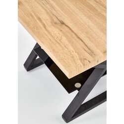 Masa pentru reviste Halmar Xena patrata (Black/Natural) Thumb