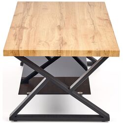 Журнальный столик Halmar Xena прямоугольный (Black/Natural) Thumb