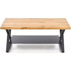 Журнальный столик Halmar Xena прямоугольный (Black/Natural) Thumb