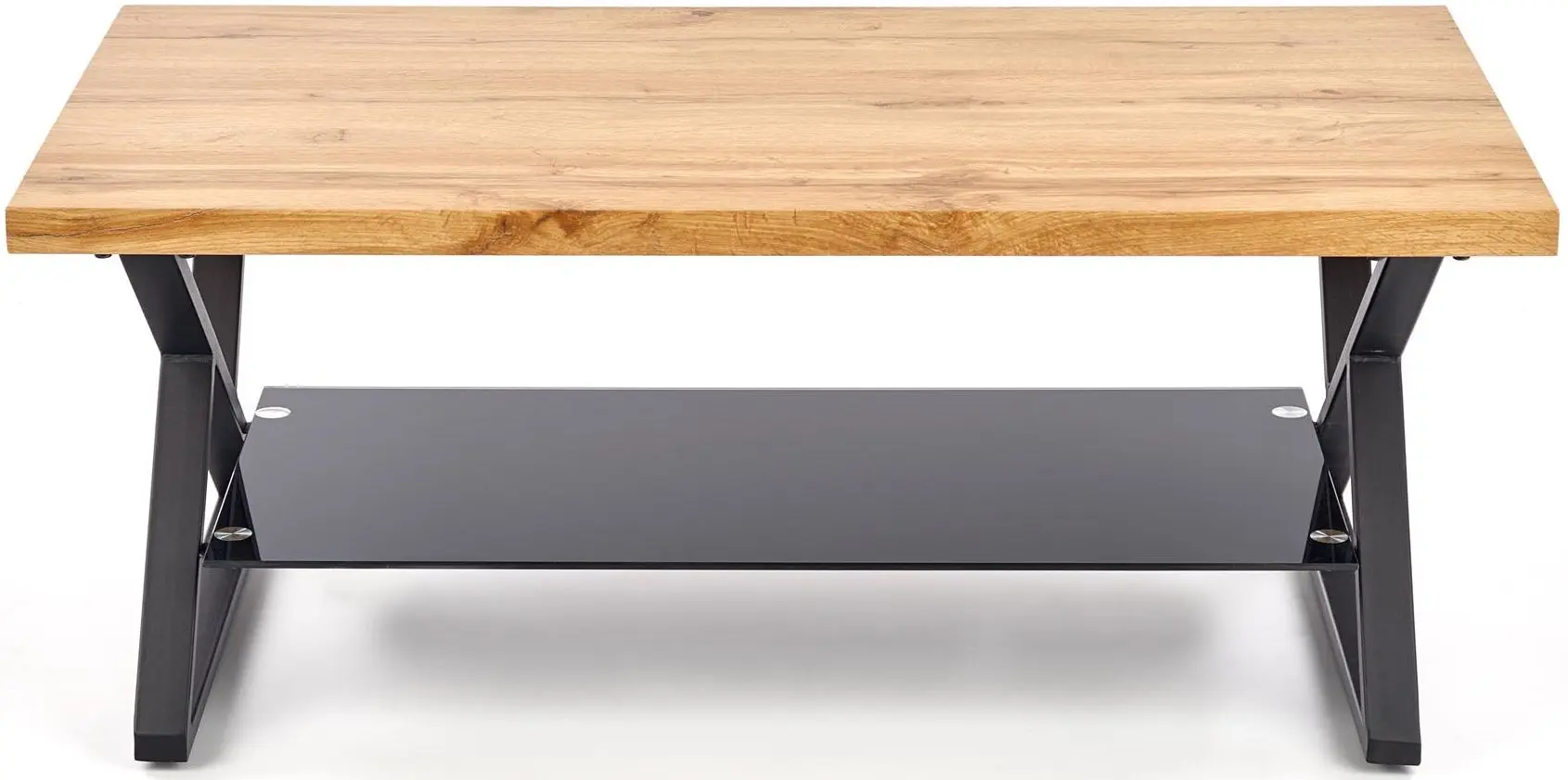 Журнальный столик Halmar Xena прямоугольный (Black/Natural) - 3