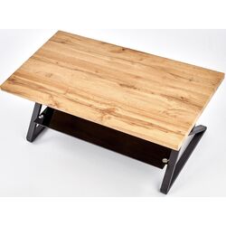 Журнальный столик Halmar Xena прямоугольный (Black/Natural) Thumb