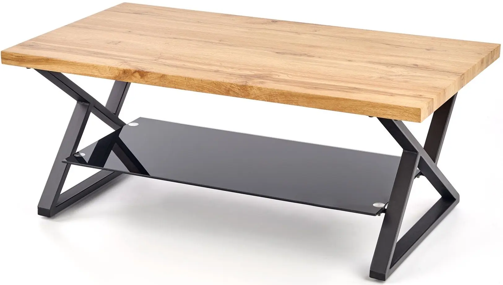 Журнальный столик Halmar Xena прямоугольный (Black/Natural)