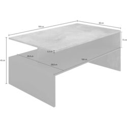 Masa pentru reviste Helvetia Baros №99 (Slate/Black) Thumb