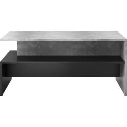 Журнальный столик Helvetia Baros №99 (Concrete Light/Black) Thumb