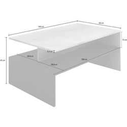 Журнальный столик Helvetia Baros №99 (Concrete Light/Black) Thumb