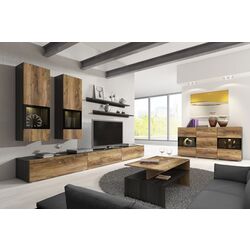 Masa pentru reviste Helvetia Baros №99 (Satin Walnut/Touchwood) Thumb