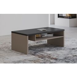 Masa pentru reviste Helvetia Cross 120 cm (Congo/Black)