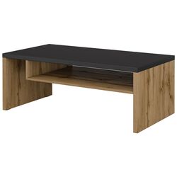 Masa pentru reviste Helvetia Cross 120 cm (Wotan Oak/Black) Thumb