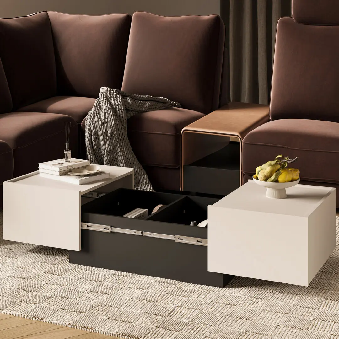 Masuta cafea Helvetia EKO 24KWMJ96 (Cashmere/Black Onyx)