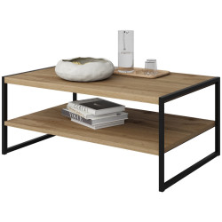 Masuta cafea Helvetia EKO 24N0MJ97 (Wotan Oak/Black) Thumb