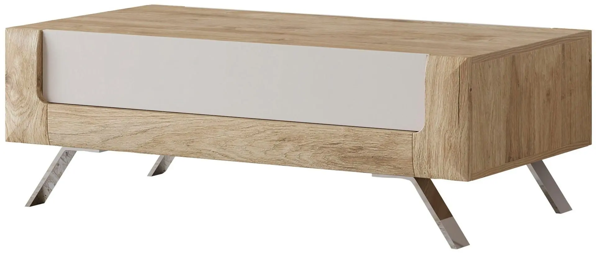 Masa pentru reviste Helvetia Kasai 1S (Gold Oak/Cashmere)