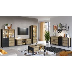 Masa pentru reviste Helvetia Olin Nr.99 (Grand Oak/Black) Thumb