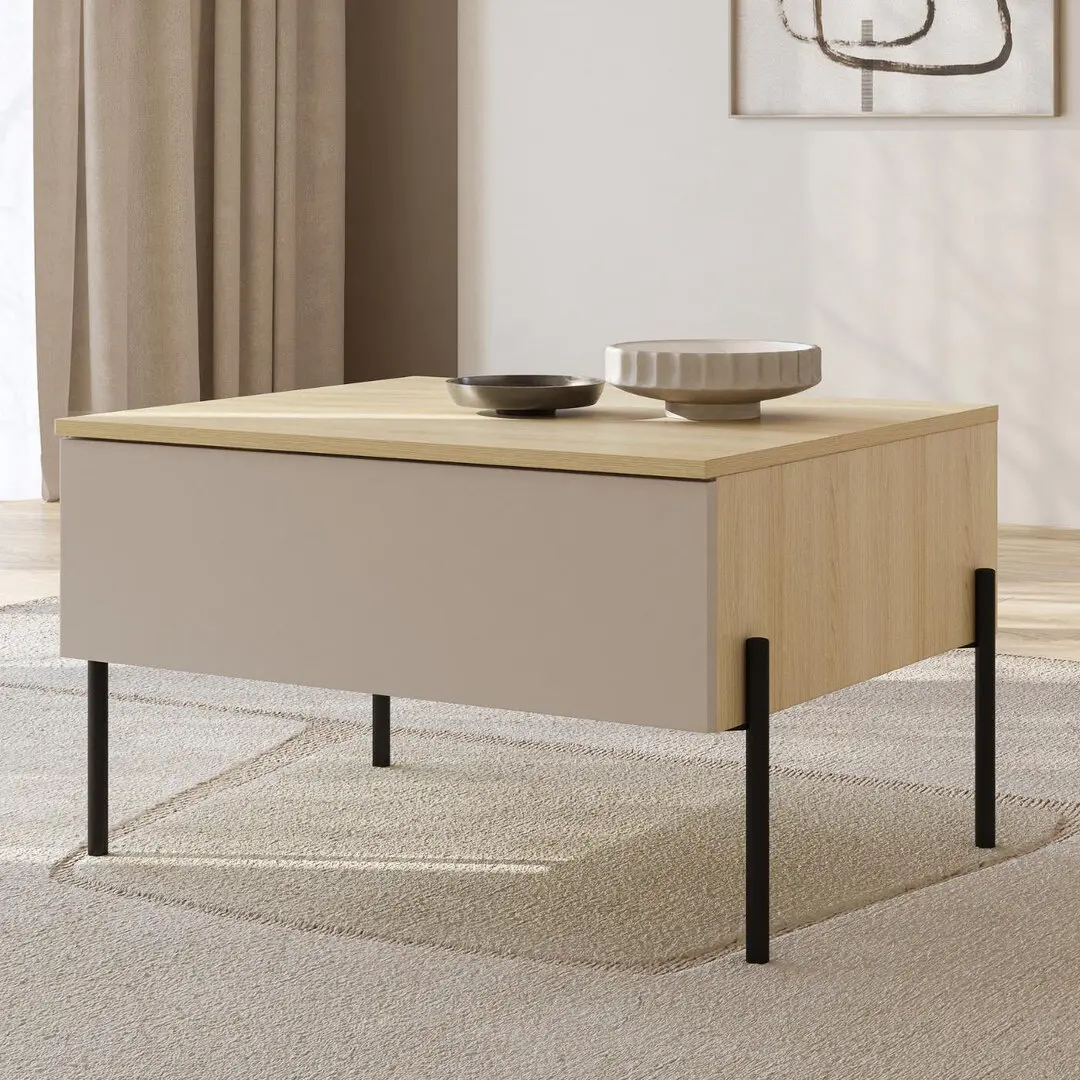 Журнальный столик Helvetia ORE 24LKOG98 (Lindberg oak/Cashmere)