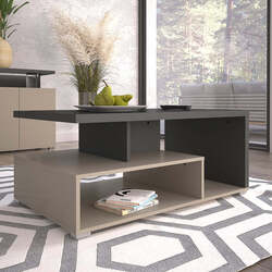 Masa pentru reviste Helvetia Serio 100 cm (Congo/Anthracite)