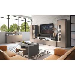 Masa pentru reviste Helvetia Serio 100 cm (Congo/Anthracite) Thumb