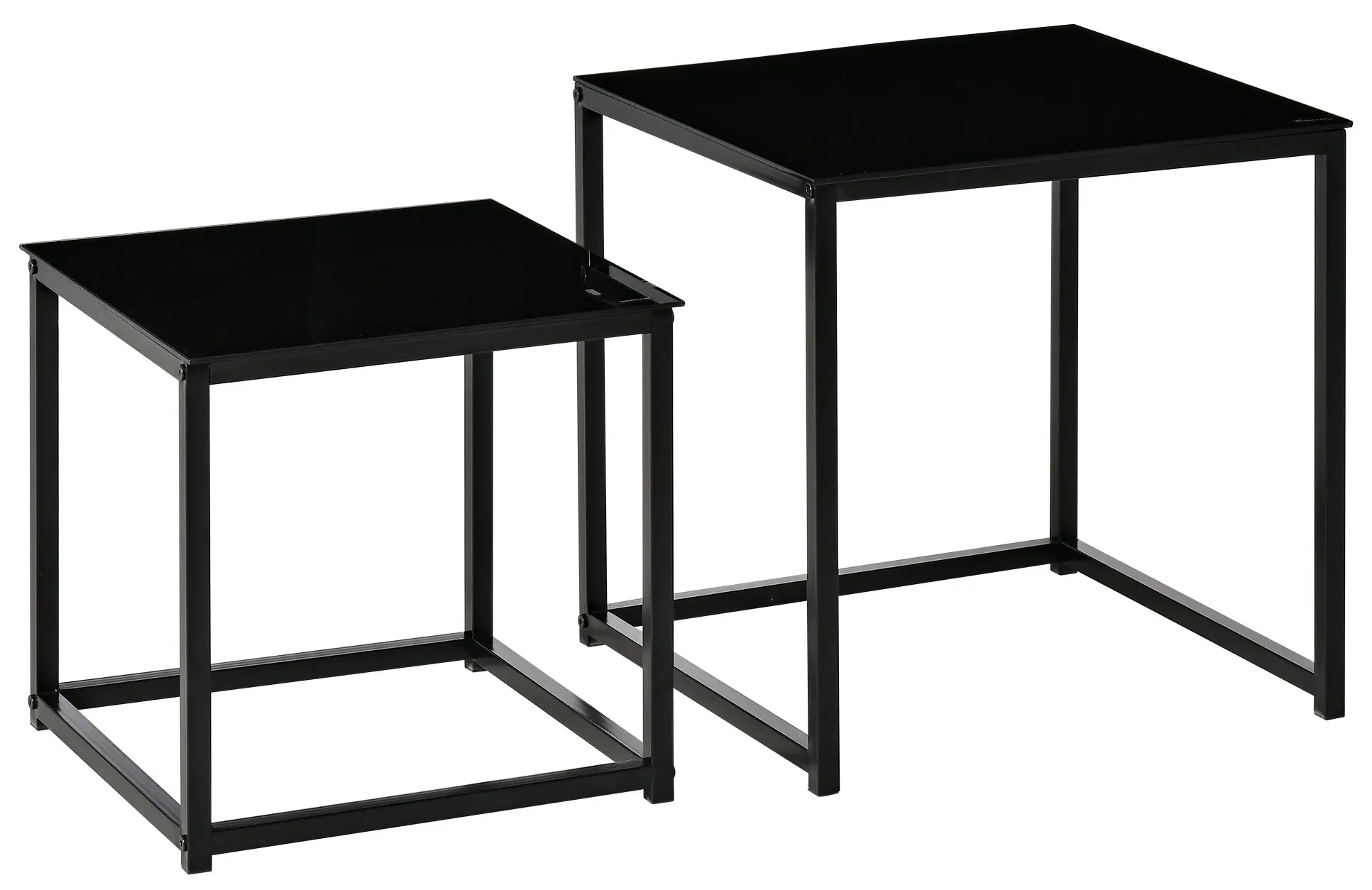 Set mese pentru reviste Homcom 839-245 (Black) - 2