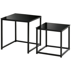 Set mese pentru reviste Homcom 839-245 (Black) Thumb