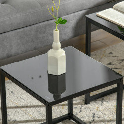 Set mese pentru reviste Homcom 839-245 (Black) Thumb