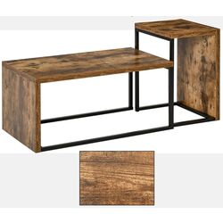 Набор журнальных столиков Homcom 839-082 (Dark Brown/Black) Thumb