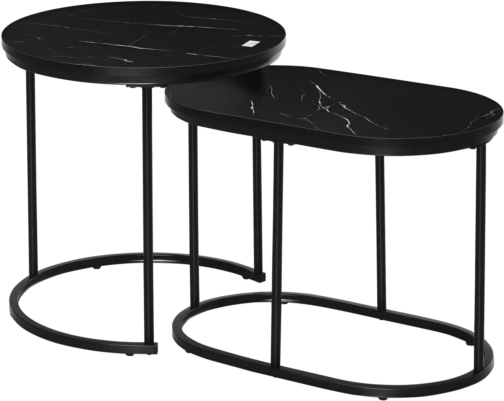 Набор журнальных столиков Homcom 839-374 (Black) - 2