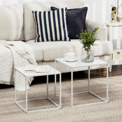 Набор журнальных столиков Homcom 839-563V00WT (White) Thumb