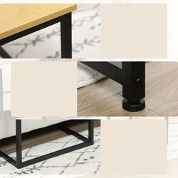 Набор журнальных столиков Homcom 839-694V00AK 110/50 cm (Natural Oak/Black) Thumb