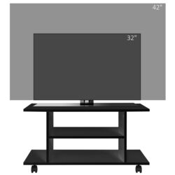 Журнальный столик Homcom 02-0610 80x40 cm (Black) Thumb