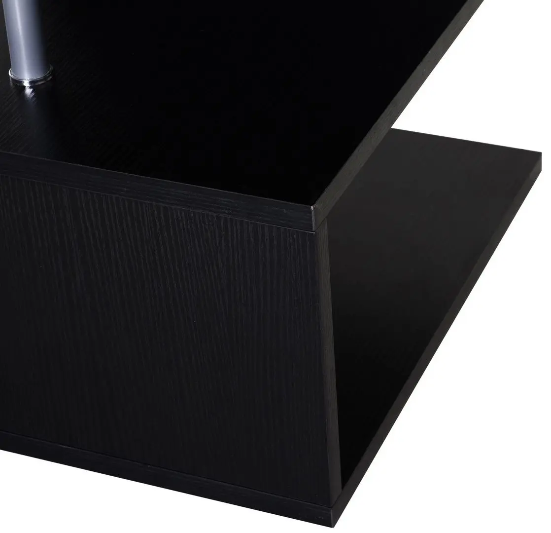 Masa pentru reviste Homcom 833-137BK 50 cm (Black)