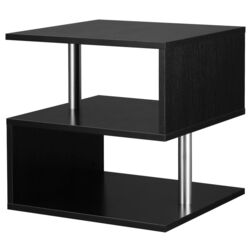 Masa pentru reviste Homcom 833-137BK 50 cm (Black) Thumb