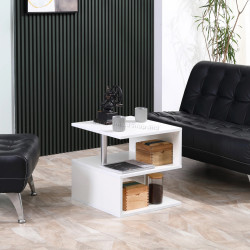 Masa pentru reviste Homcom 833-137WT (White)