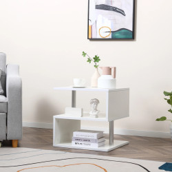 Masa pentru reviste Homcom 833-137WT (White) Thumb