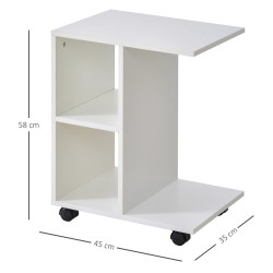 Журнальный столик Homcom 833-779WT (White) Thumb