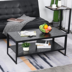 Журнальный столик Homcom 833-821BK (Black)