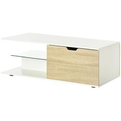 Журнальный столик Homcom 839-243ND (White/Natural) Thumb