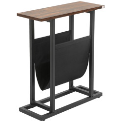 Masa pentru reviste Homcom 839-609V00DR (Dark Brown/Black) Thumb