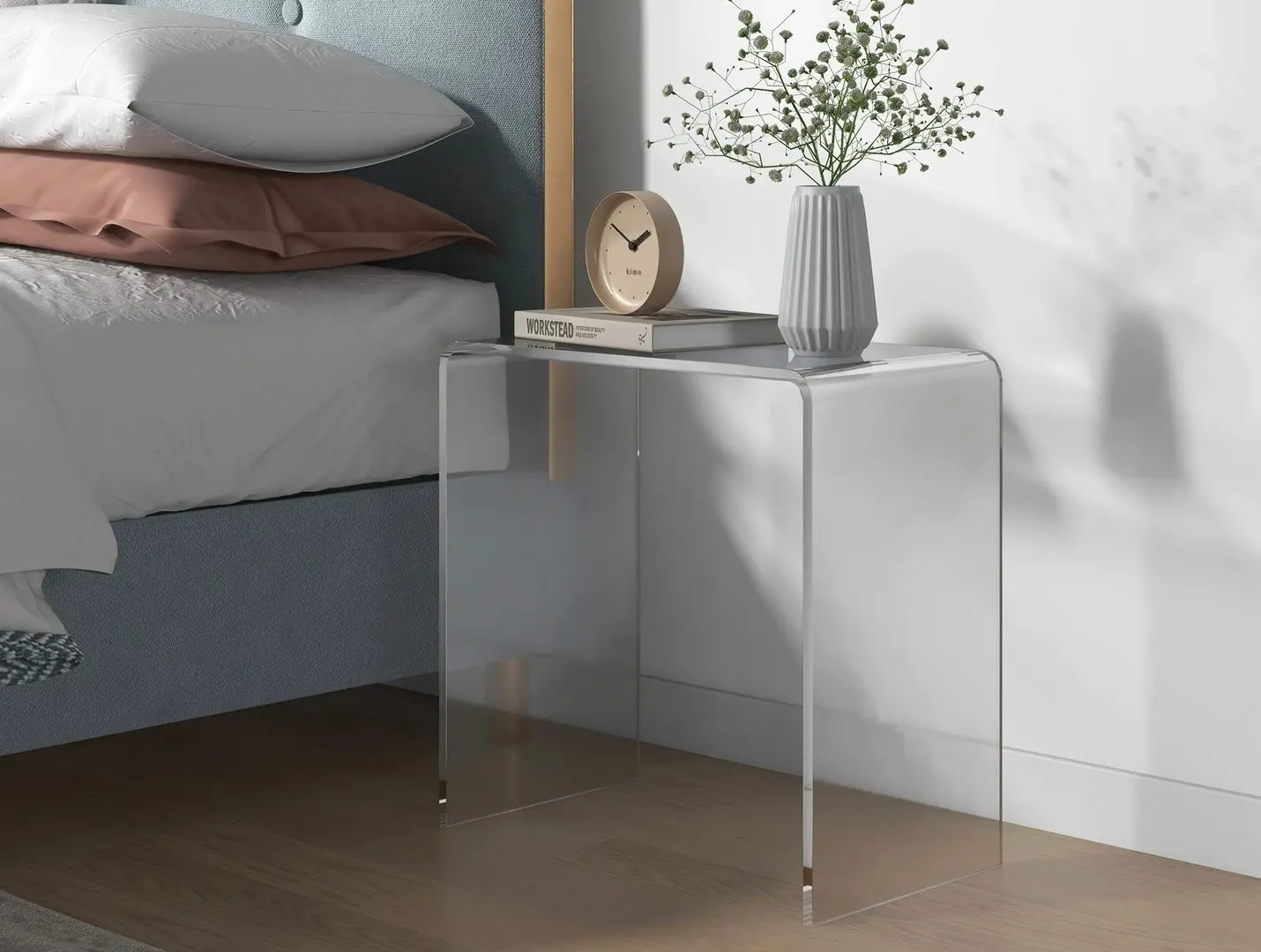 Журнальный столик Homcom 839-843V00CR 30x53 cm (Transparent)