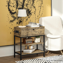 Masa pentru reviste Homcom 839-913V90RB (Rustic Brown)