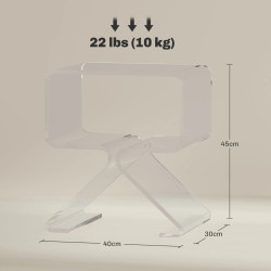 Журнальный столик Homcom 83B-025V00CR (Transparent) Thumb
