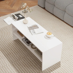Masa pentru reviste Homcom 83B-187V00WT (White) Thumb