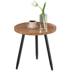 Masa pentru reviste Homcom 83B-374V00WN (Walnut/Black) Thumb