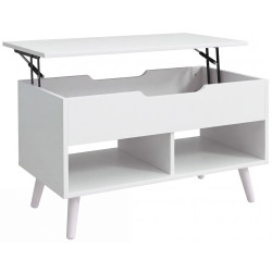Masa pentru reviste Homcom 83B-635V00WT (White) Thumb