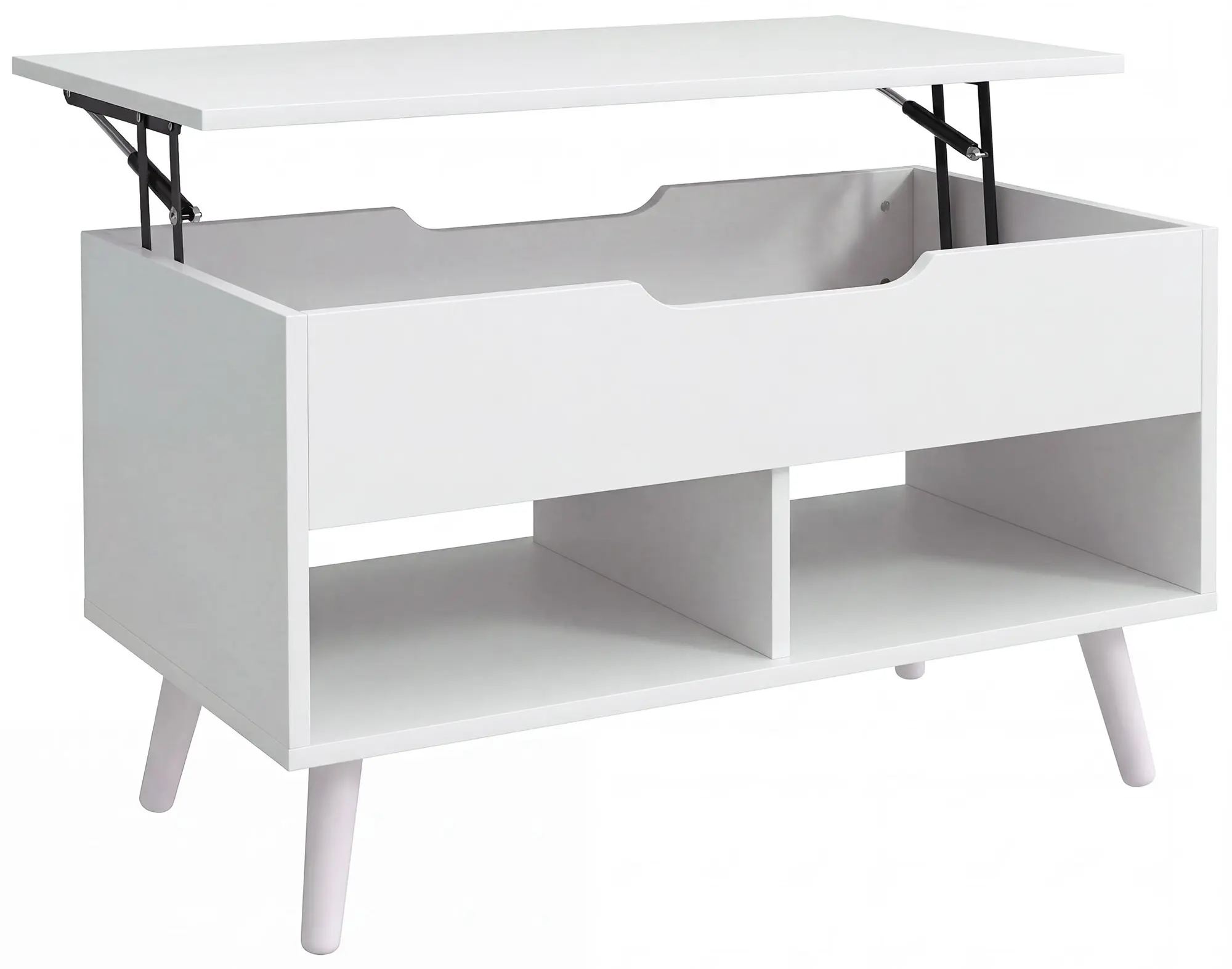 Masa pentru reviste Homcom 83B-635V00WT (White) - 2