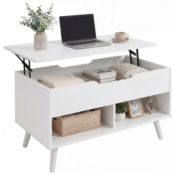 Masa pentru reviste Homcom 83B-635V00WT (White) Thumb