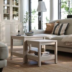 Set mese pentru reviste Ikea Havsta (Gri-bej)