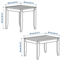 Set mese pentru reviste Ikea Orskar (Gri Inchis) Thumb
